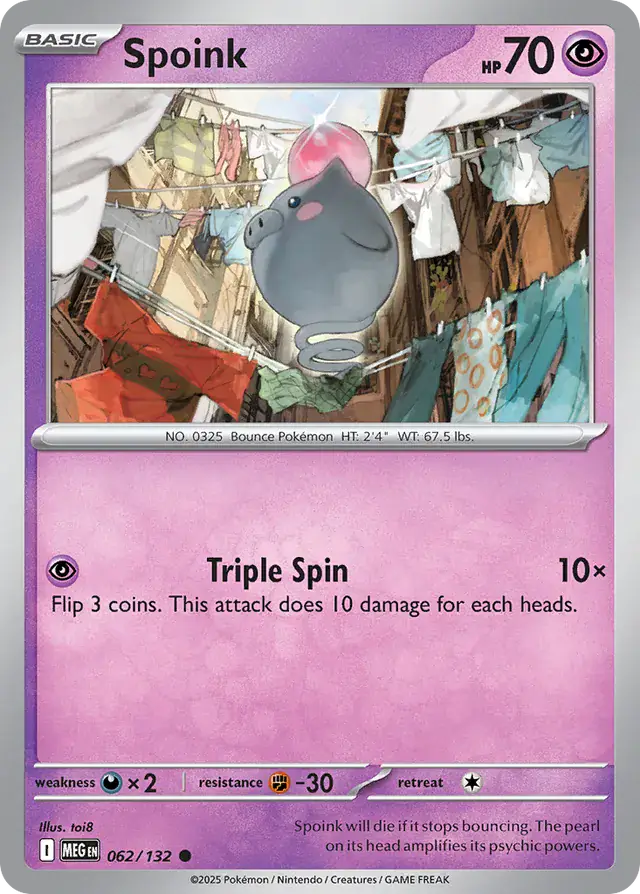 MEG - Mega Evolution - 062/132 - Spoink
