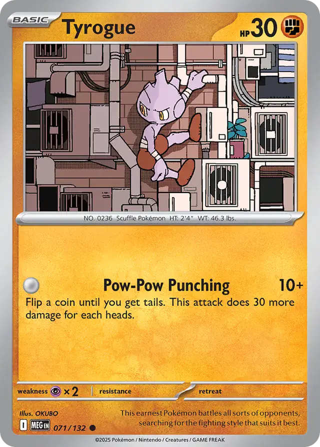 MEG - Mega Evolution - 071/132 - Tyrogue