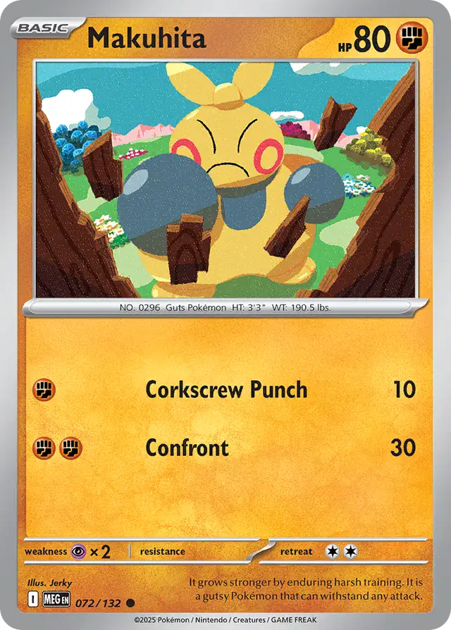 MEG - Mega Evolution - 072/132 - Makuhita