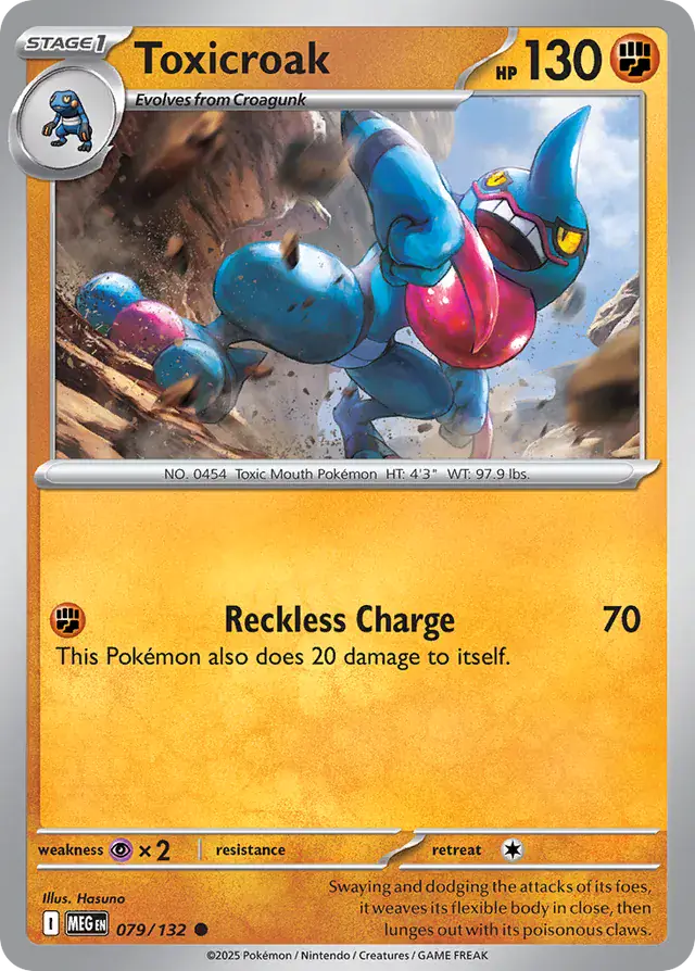 MEG - Mega Evolution - 079/132 - Toxicroak