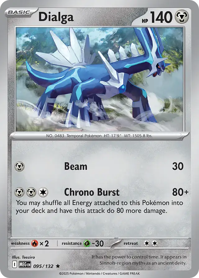MEG - Mega Evolution - 095/132 - Dialga (Holo)