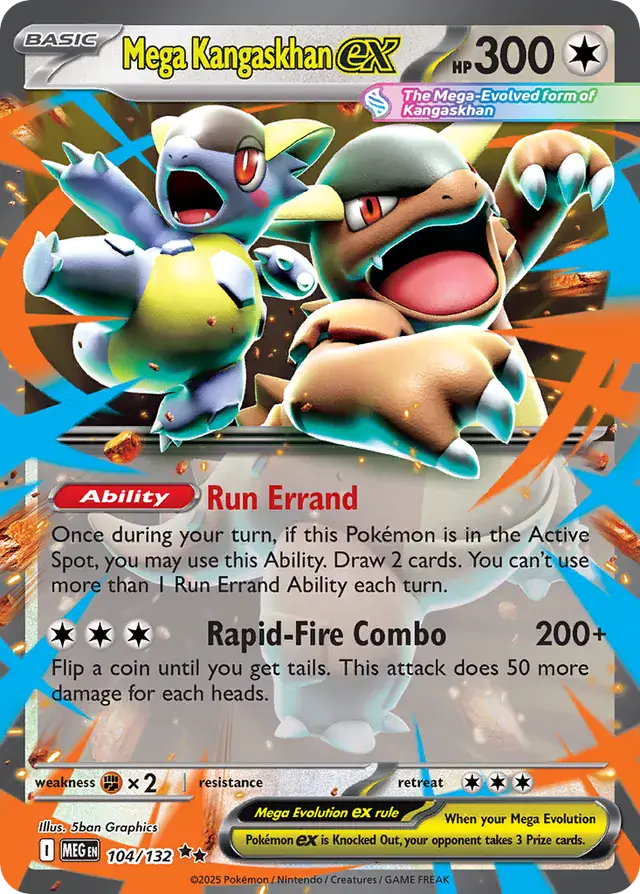 MEG - Mega Evolution - 104/132 - Mega Kangaskhan ex