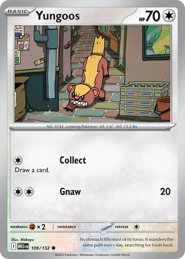 MEG - Mega Evolution - 109/132 - Yungoos