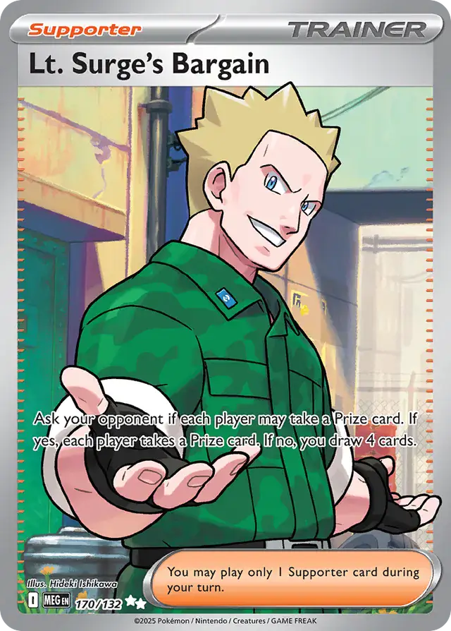 MEG - Mega Evolution - 170/132 - Lt. Surge's Bargain