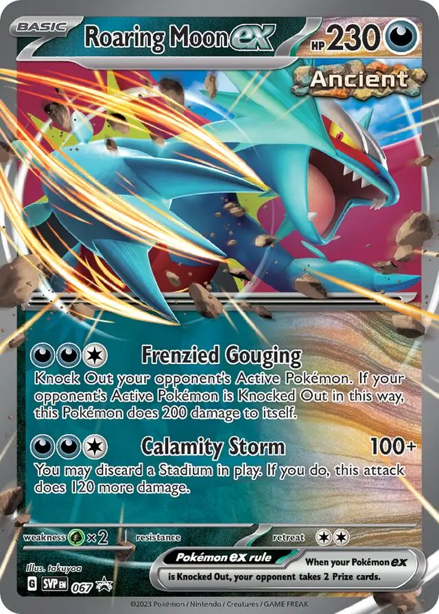 Scarlet & Violet Promos - SVP067 - Roaring Moon ex