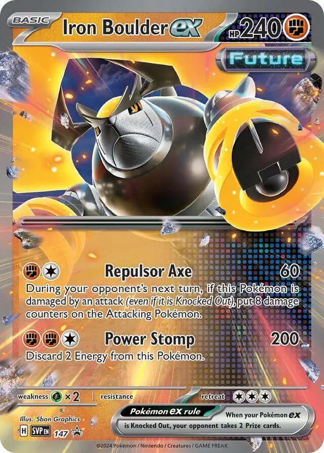 Scarlet & Violet Promos - SVP147 - Iron Boulder ex