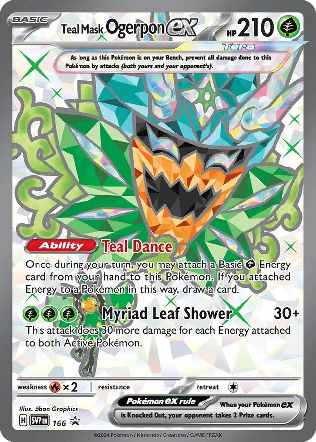 Scarlet & Violet Promos - SVP166 - Teal Mask Ogerpon ex