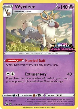 Sword & Shield Promos - SWSH206 - Wyrdeer (Stamped Holo)