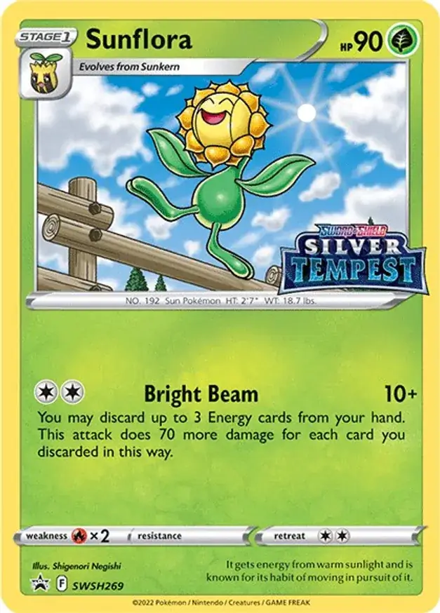 Sword & Shield Promos - SWSH269 - Sunflora (Stamped Holo)