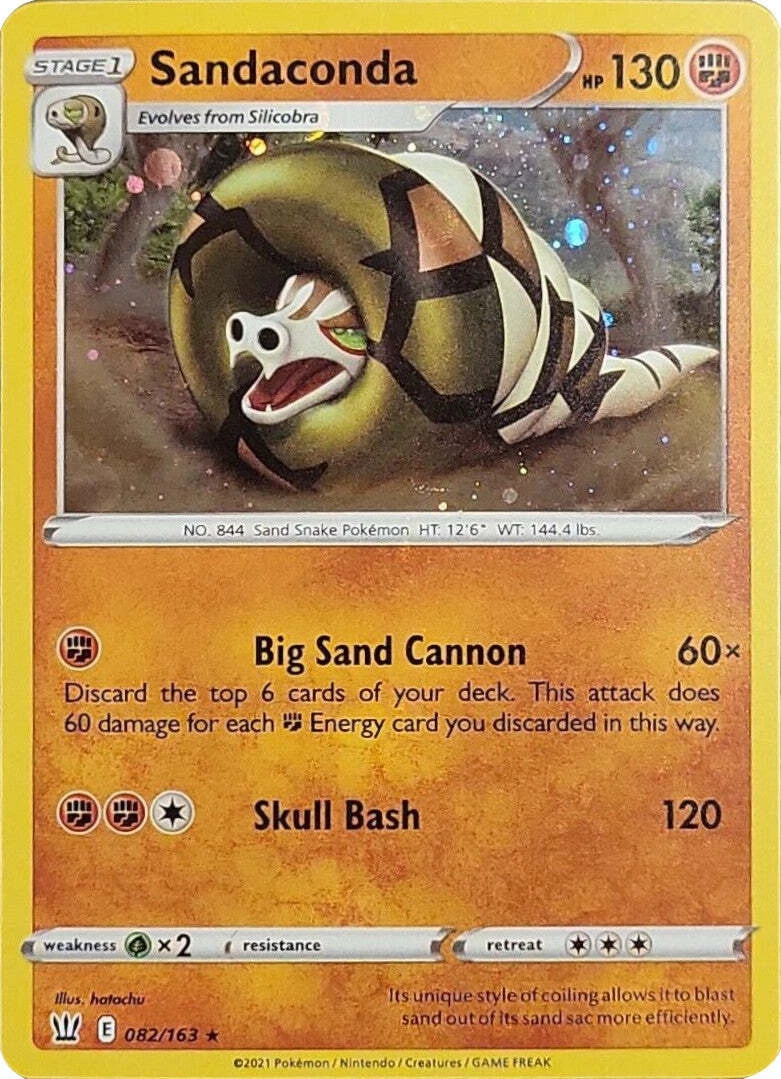 Battle Styles - 082/163 - Sandaconda (Cosmos Holo)