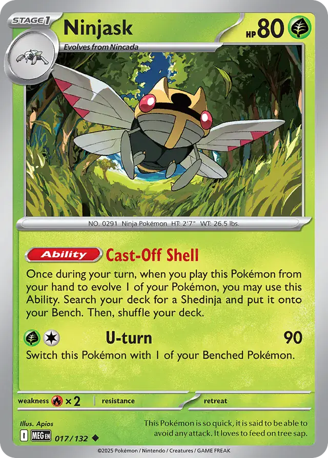 MEG - Mega Evolution - 017/132 - Ninjask