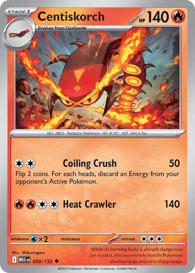 MEG - Mega Evolution - 030/132 - Centiskorch