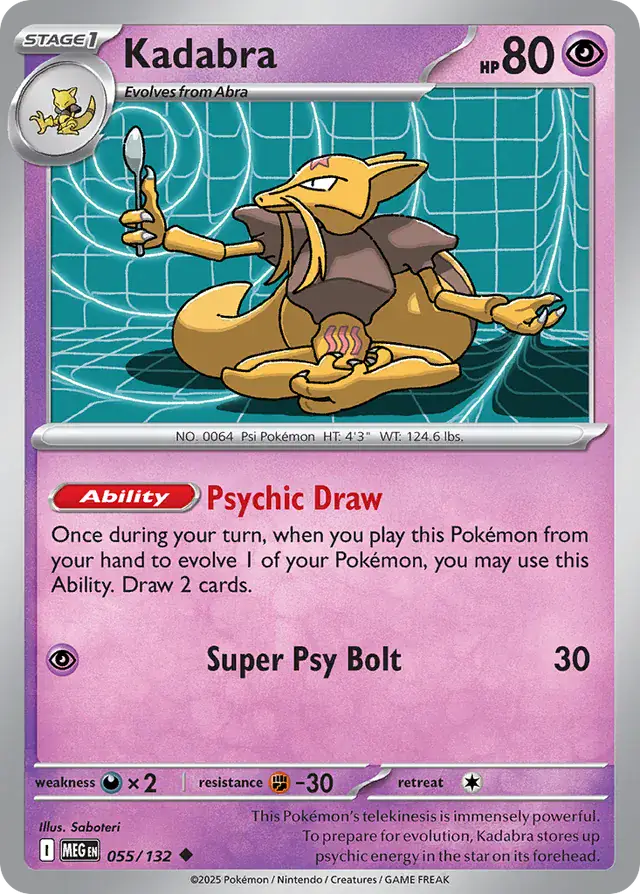 MEG - Mega Evolution - 055/132 - Kadabra