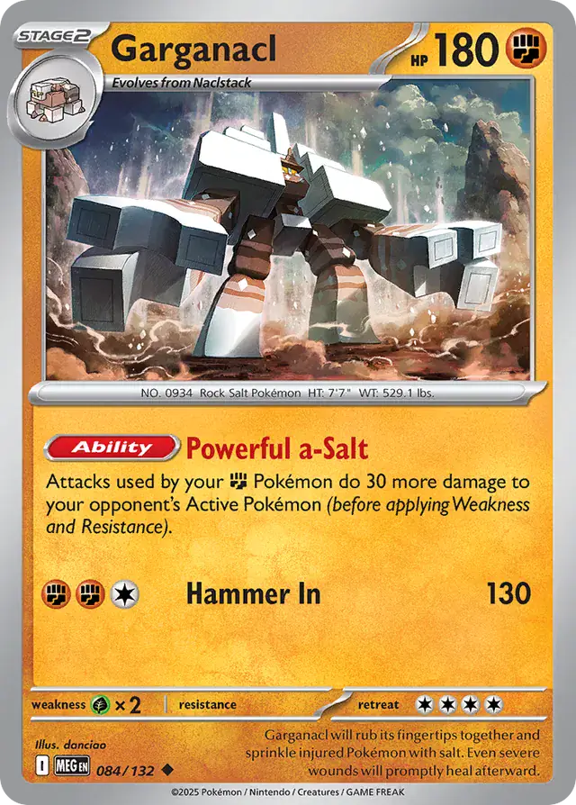 MEG - Mega Evolution - 084/132 - Garganacl