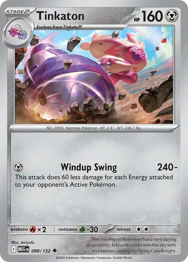 MEG - Mega Evolution - 098/132 - Tinkaton