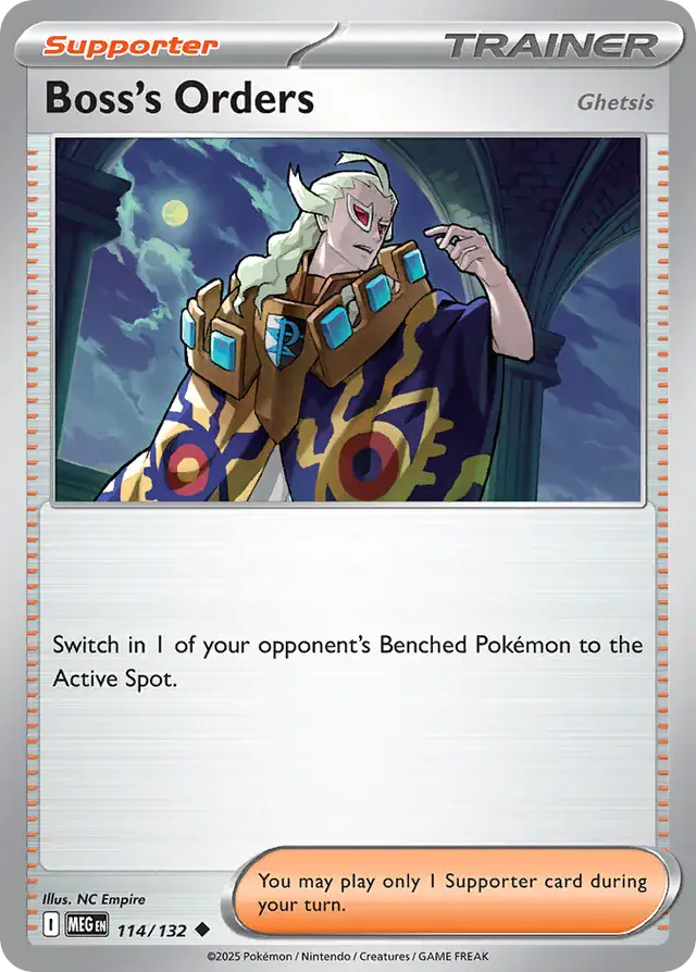 MEG - Mega Evolution - 114/132 - Boss's Orders (Ghetsis)