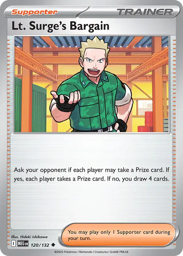 MEG - Mega Evolution - 120/132 - Lt. Surge's Bargain