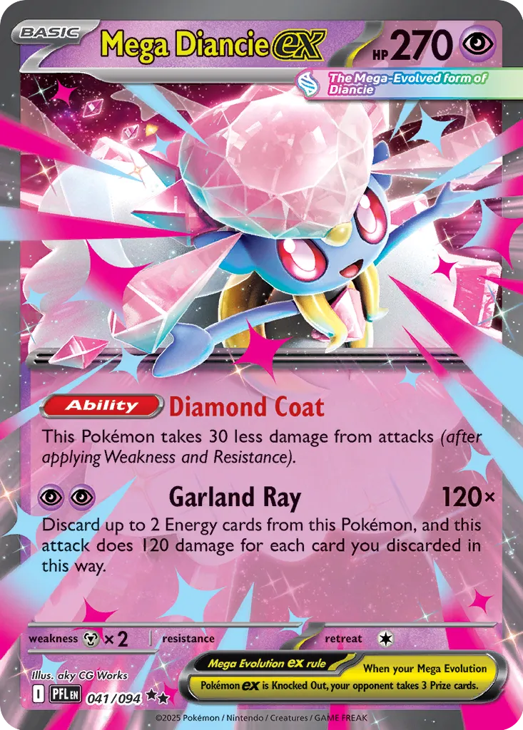 PFL Phantasmal Flames - 041/094 - Mega Diancie ex