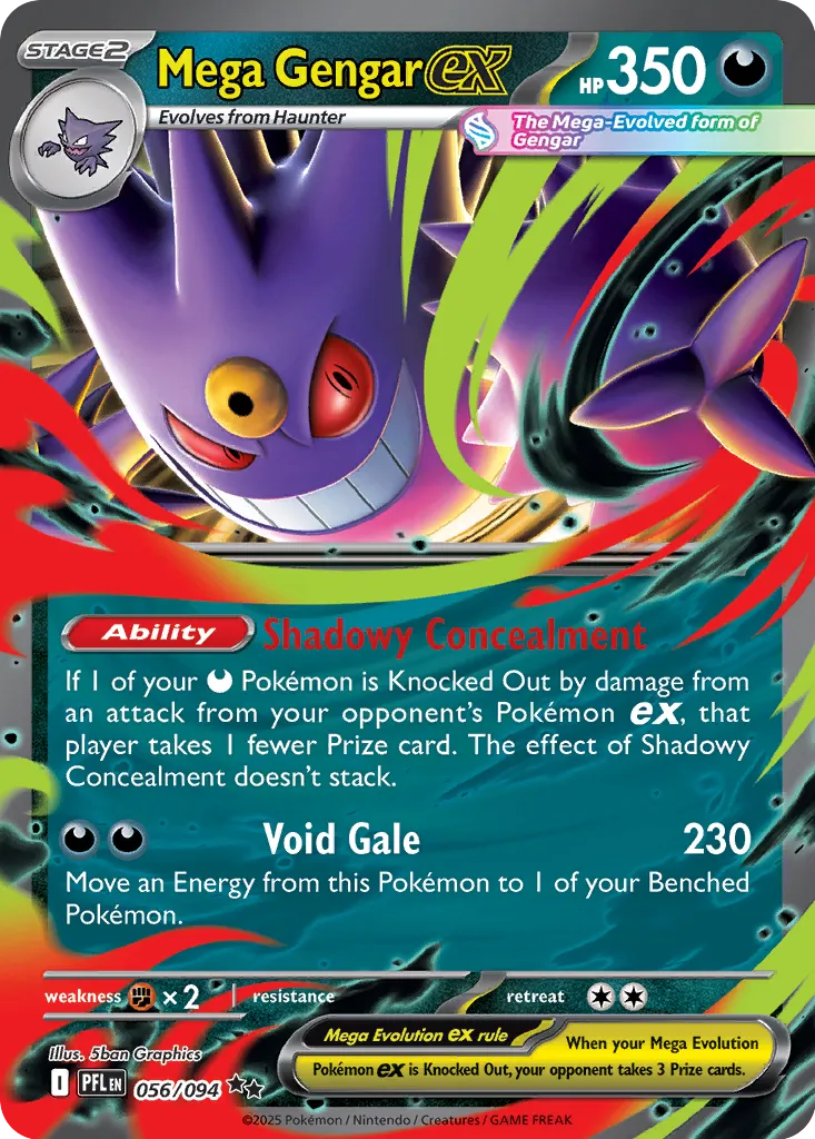 PFL Phantasmal Flames - 056/094 - Mega Gengar ex