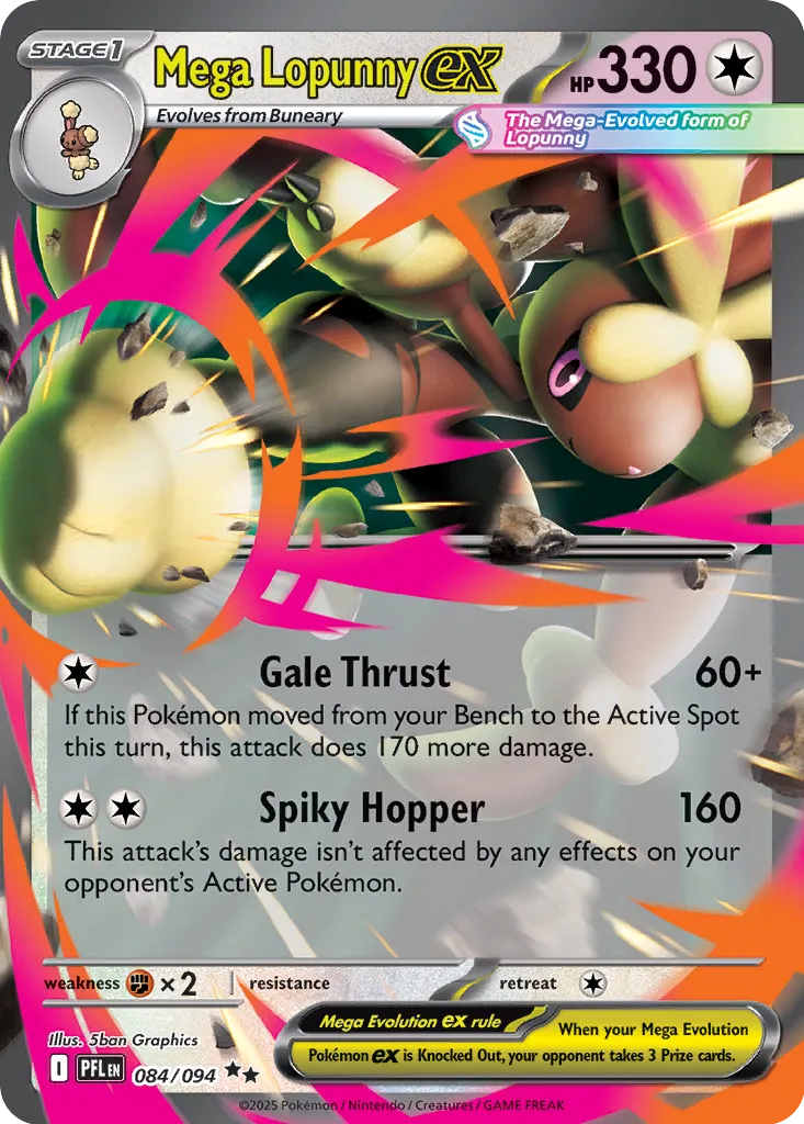 PFL Phantasmal Flames - 084/094 - Mega Lopunny ex