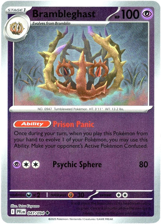 PFL Phantasmal Flames - 047/094 - Brambleghast (Reverse Holo)