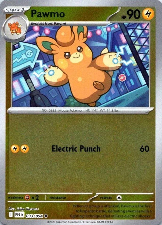 PFL Phantasmal Flames - 033/094 - Pawmo (Reverse Holo)