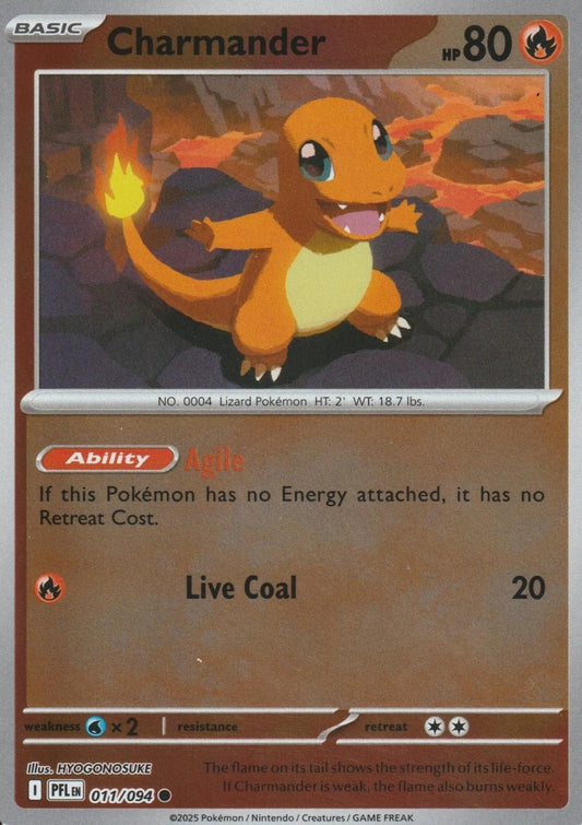 PFL Phantasmal Flames - 011/094 - Charmander (Reverse Holo)