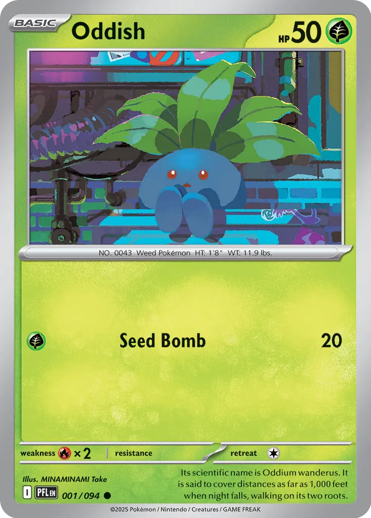 PFL Phantasmal Flames - 001/094 - Oddish