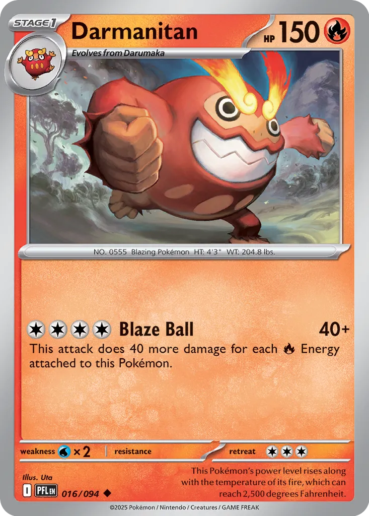 PFL Phantasmal Flames - 016/094 - Darmanitan