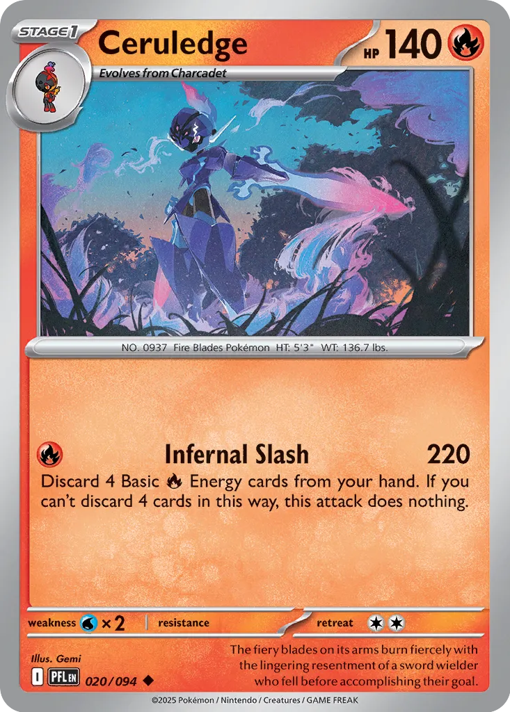 PFL Phantasmal Flames - 020/094 - Ceruledge