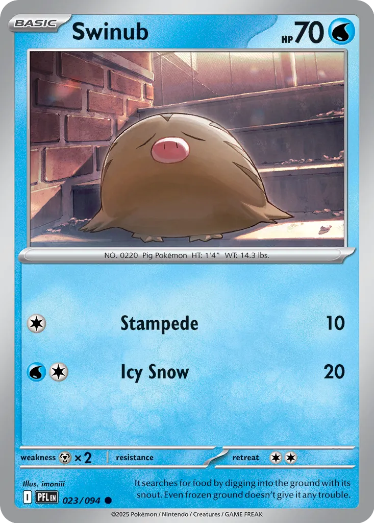 PFL Phantasmal Flames - 023/094 - Swinub