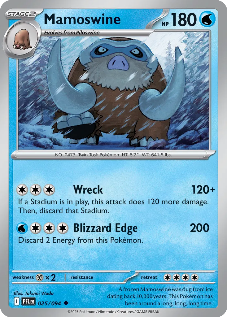 PFL Phantasmal Flames - 025/094 - Mamoswine
