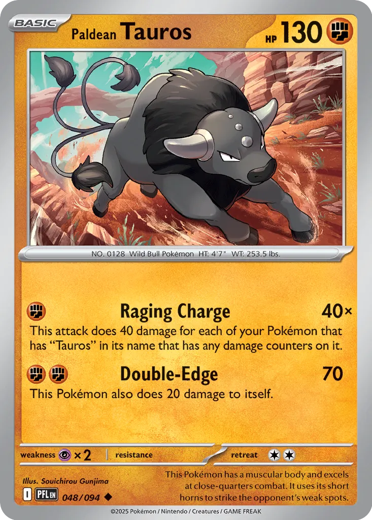 PFL Phantasmal Flames - 048/094 - Paldean Tauros