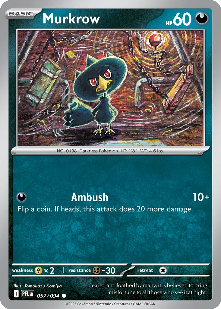 PFL Phantasmal Flames - 057/094 - Murkrow