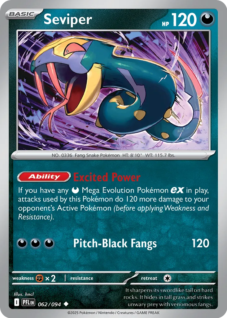 PFL Phantasmal Flames - 062/094 - Seviper