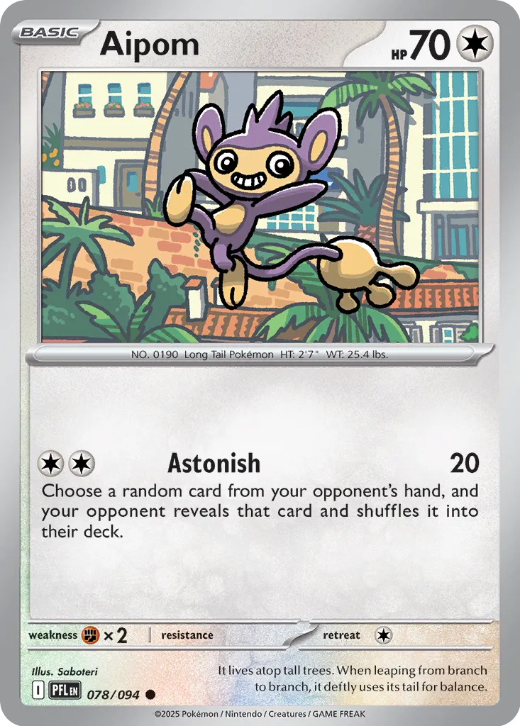 PFL Phantasmal Flames - 078/094 - Aipom