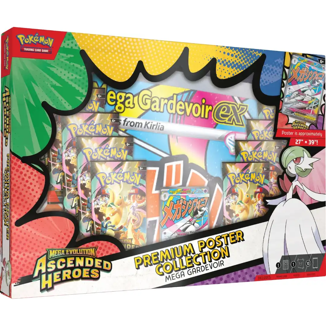 Pokemon TCG: Ascended Heroes – Premium Poster Collection – Mega Gardevoir