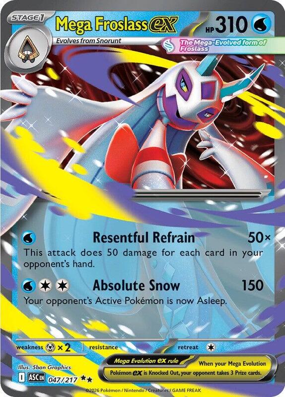 ASC Ascended Heroes - 047/217 - Mega Froslass ex