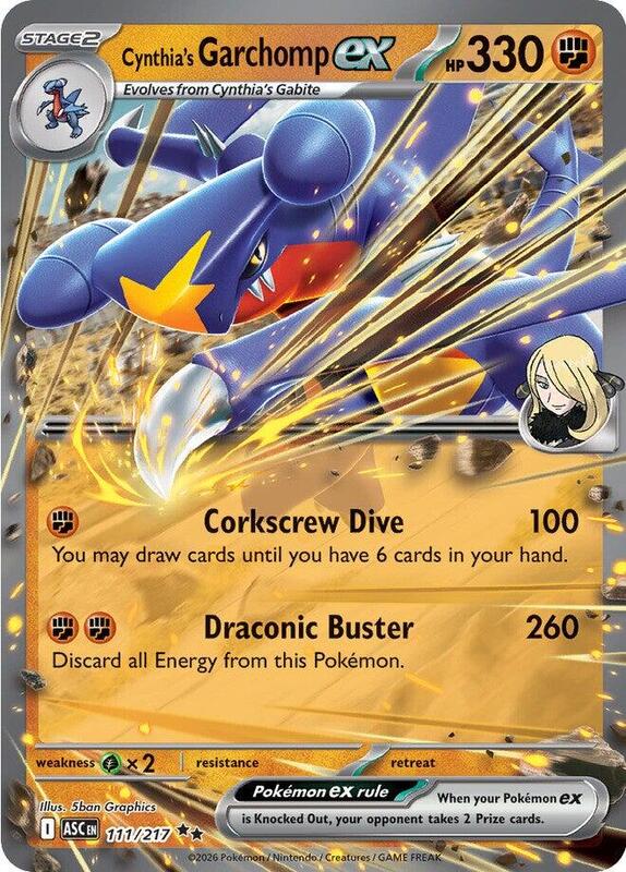 ASC Ascended Heroes - 111/217 - Cynthia's Garchomp ex
