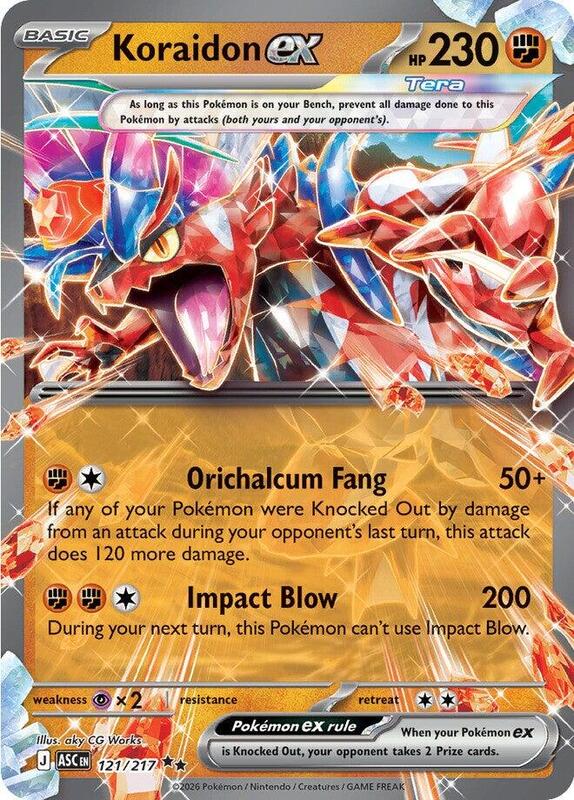 ASC Ascended Heroes - 121/217 - Koraidon ex