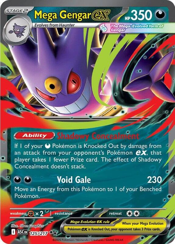 ASC Ascended Heroes - 125/217 - Mega Gengar ex