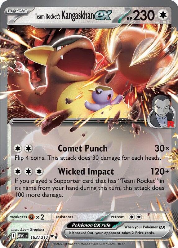 ASC Ascended Heroes - 162/217 - Team Rocket's Kangaskhan ex