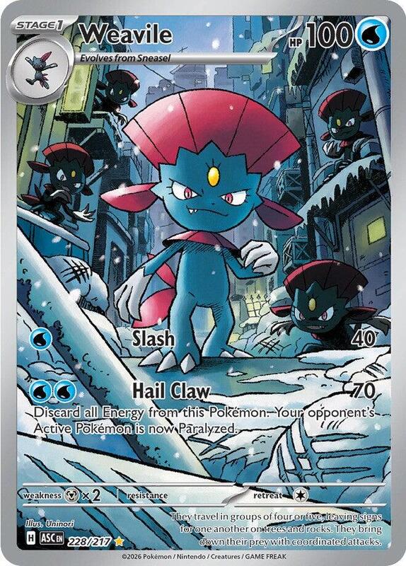 ASC Ascended Heroes - 228/217 - Weavile