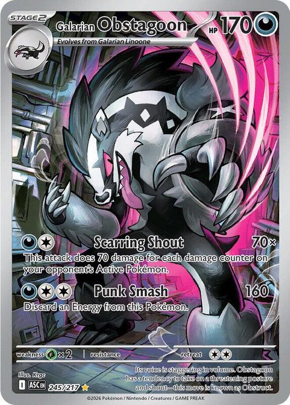 ASC Ascended Heroes - 245/217 - Galarian Obstagoon