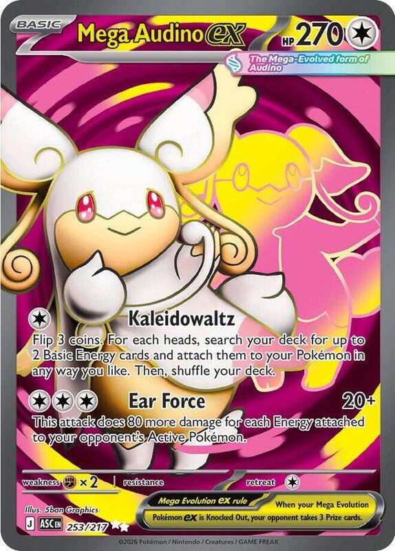 ASC Ascended Heroes - 253/217 - Mega Audino ex