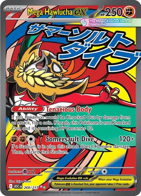 ASC Ascended Heroes - 268/217 - Mega Hawlucha ex