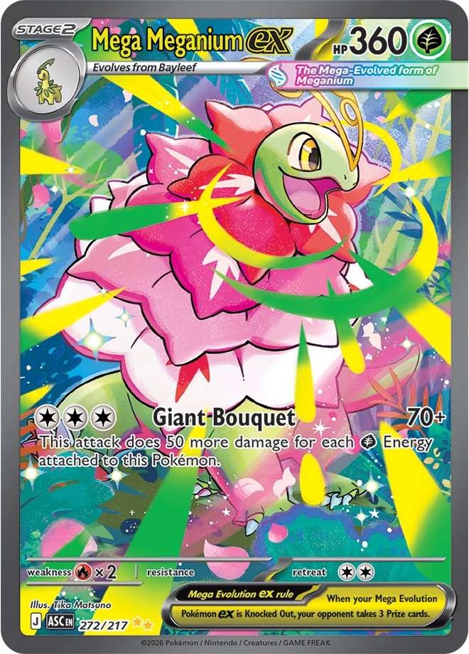 ASC Ascended Heroes - 272/217 - Mega Meganium ex