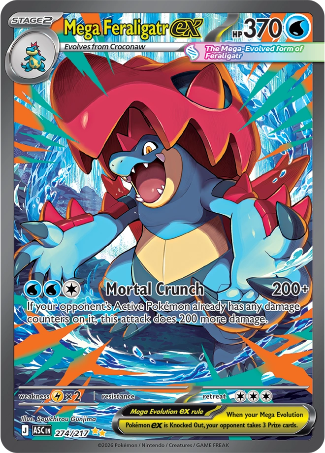 ASC Ascended Heroes - 274/217 - Mega Feraligatr ex