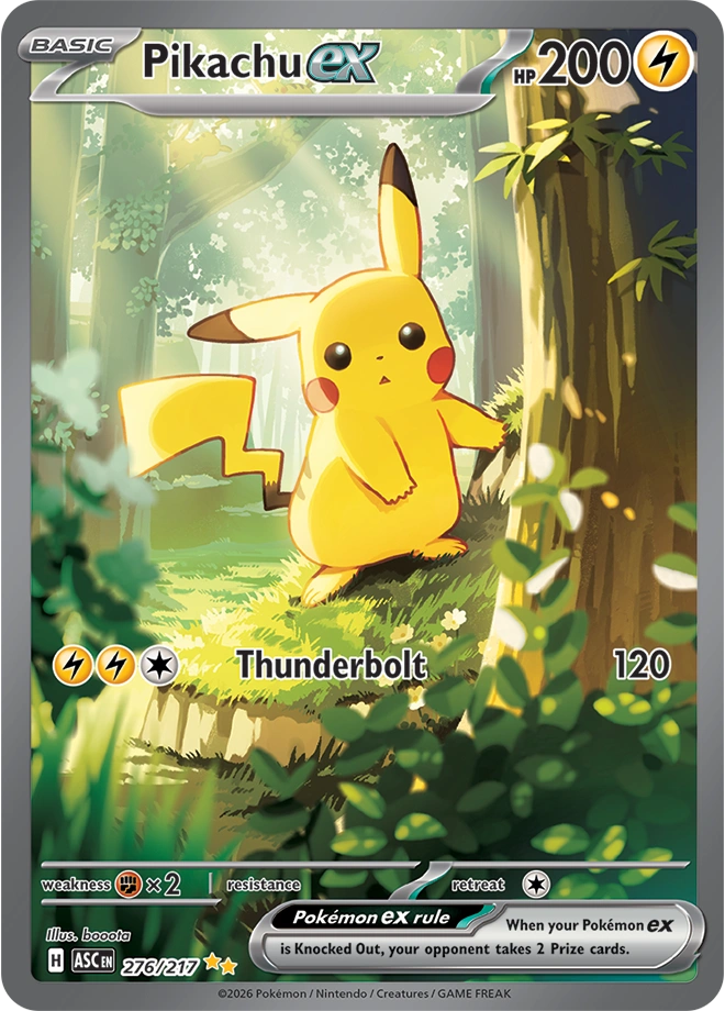 ASC Ascended Heroes - 276/217 - Pikachu ex