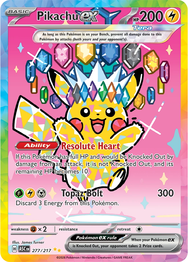 ASC Ascended Heroes - 277/217 - Pikachu ex